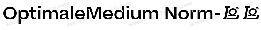 OptimaleMedium Norm字体转换